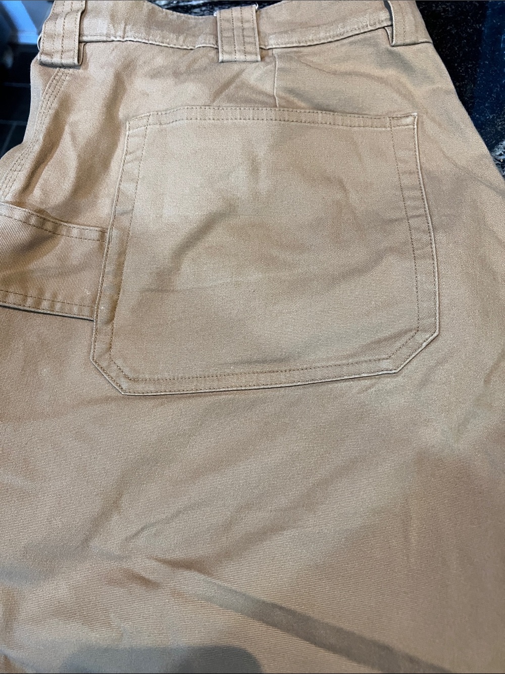 Duluth Trading Co Tan Cargo Work Shorts with Multiple Pockets - Picture 5 of 5
